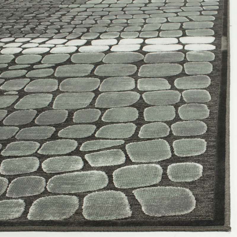 Tapis gris foncé Jamon, Rectangle 3 pi 3 po x 5 pi 3 po