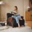 Fauteuil d'appoint moderne et minimaliste en chenille-1990388538