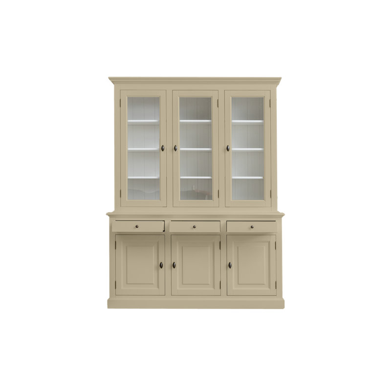 Torrens Display Cabinet, Beige/White