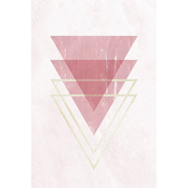 Triangle Inverses 1 Piece Wrapped Canvas Painting, 152cm H x 101cm W x 3.81cm D