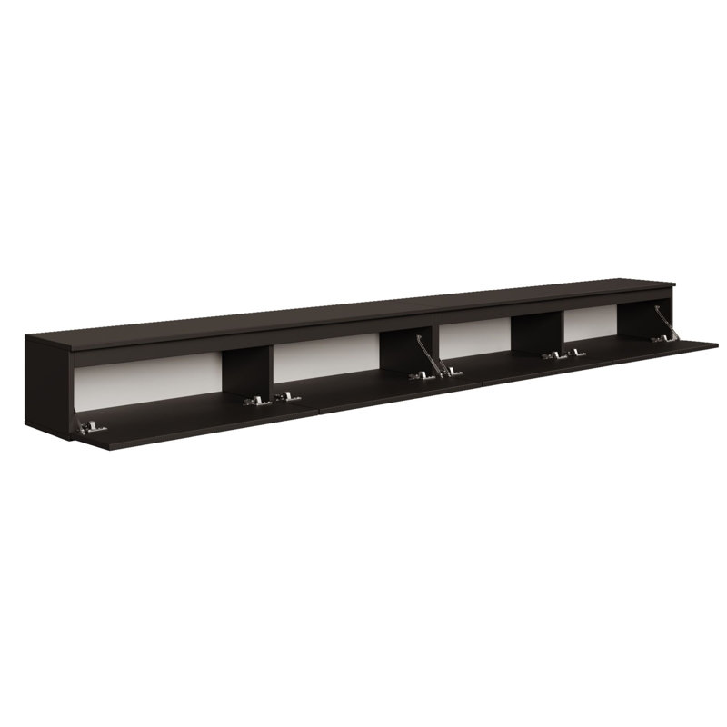 Unfinished TV Stand for TVs up to 75", Black