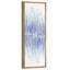 «Blue Linear Reflection Minimalist Abstract Art», reproduction d'art sur toile encadrée-967488573-967488544