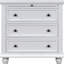 Armoire Ustyle 3 en blanc - table de bout avec plateau coulissant pour plus de commodité Le bois massif améliore l'organisation de la maison-868276848