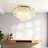 5-light Dimmable Shell Flush Mount