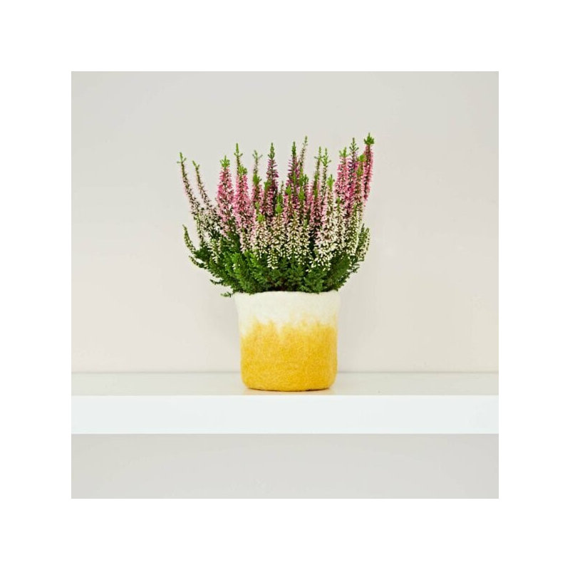 Plant Stand, Yellow