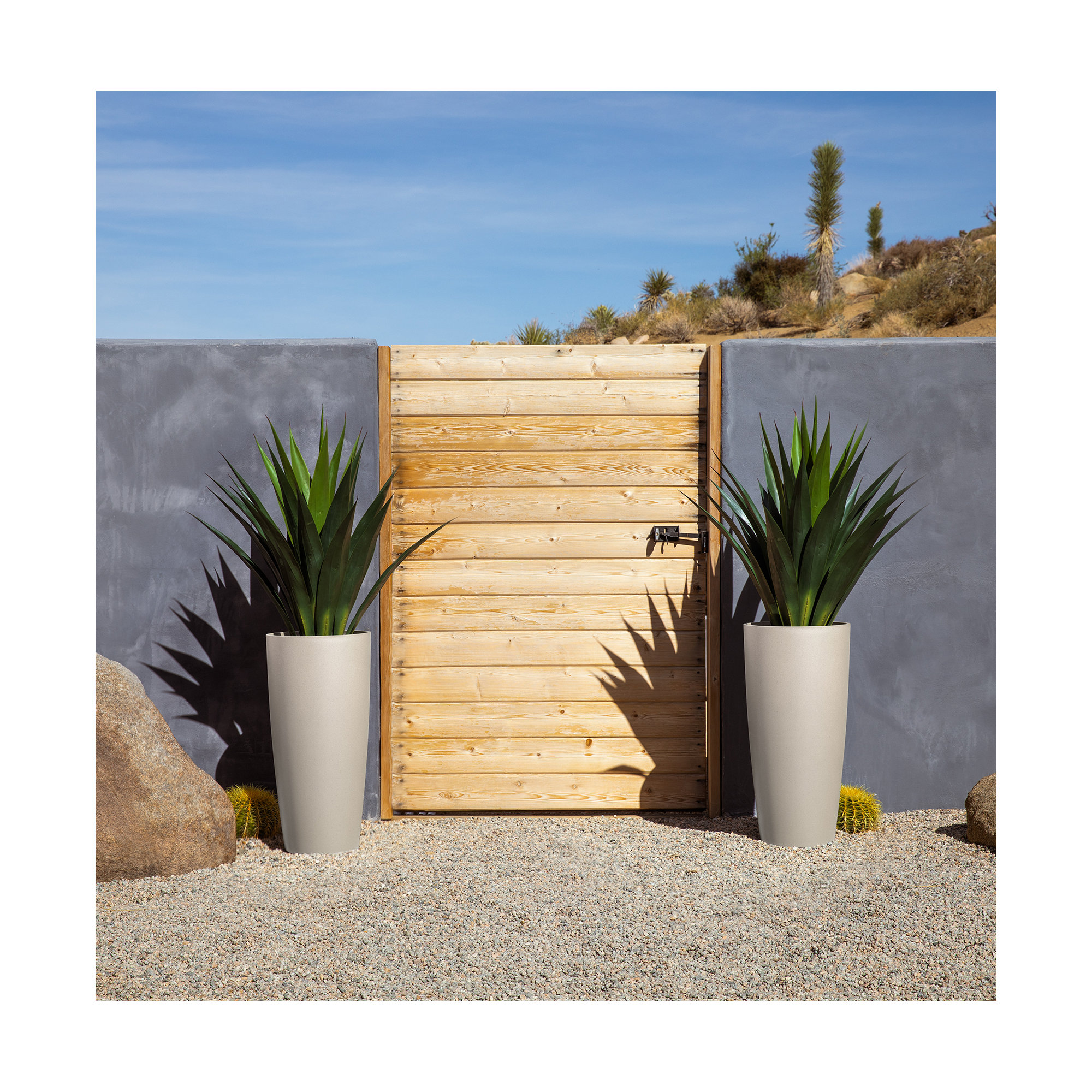 Mason Series Selena Planter, Sand, 2