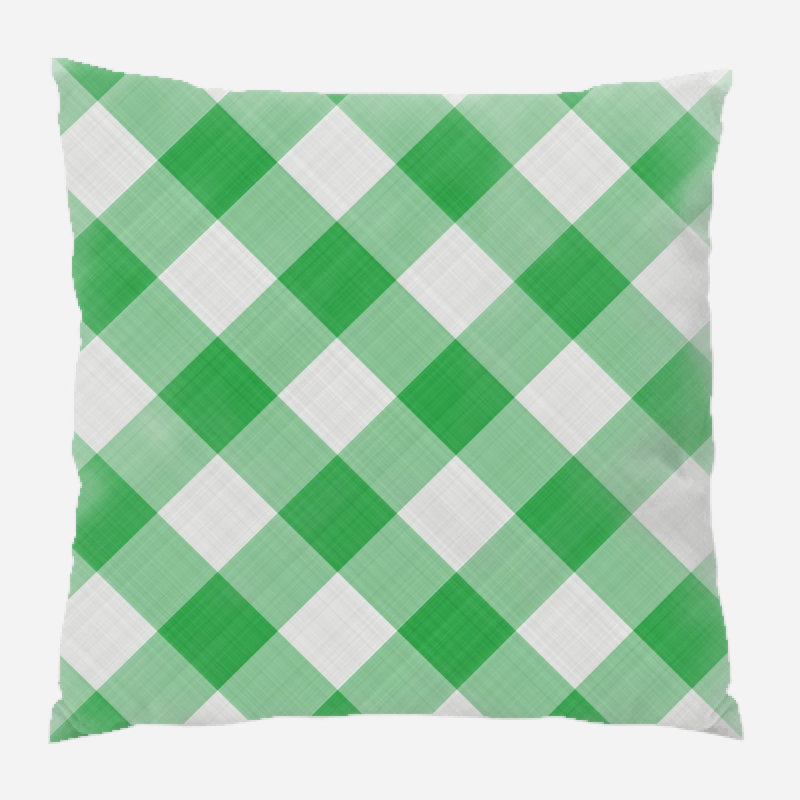 Coussin décoratif transparent, Vert, Intérieur