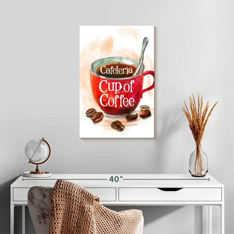 Yarlin Cafeteria Coffee Sign, 24" H x 16" W