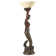 Lampe torchère déesse offrant une sirène
