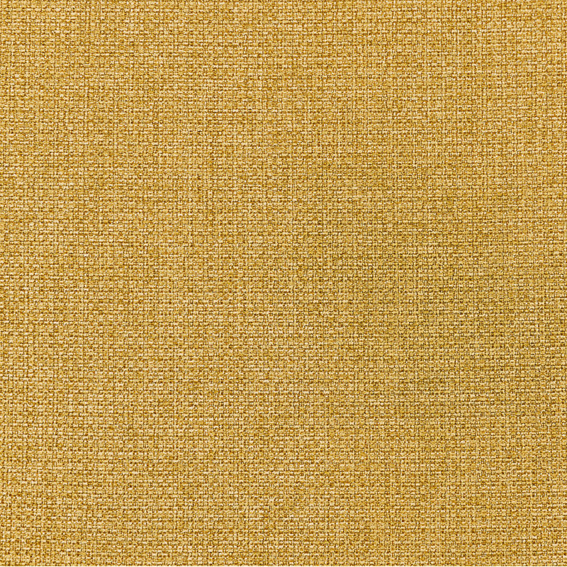 Banc d'appoint rembourré en tissu, Jaune moutarde