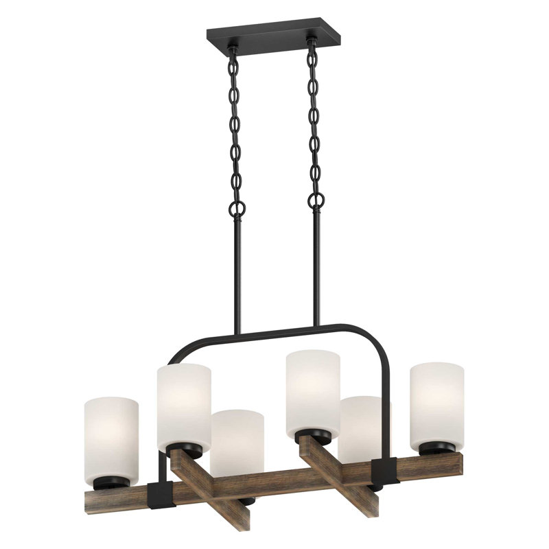 Lustre suspendu 6 lumières Ossafa