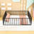 Elegant Metal Floor Bed With Door And Safety Fence Design-793140244-793140247