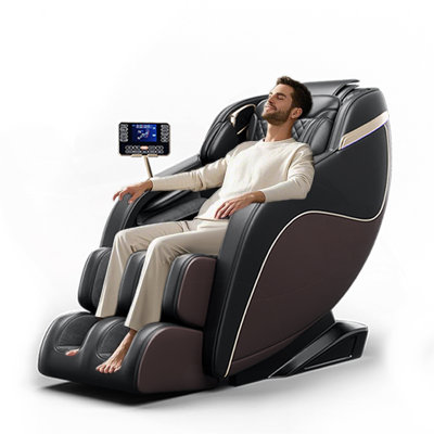 Zero Gravity Massage Chair With SL-Track, Shiatsu, Heated Back & Calves, Foot Rollers, Built-In Speakers & Smart LCD Control – Elevate Your Home Or Office Comfort!