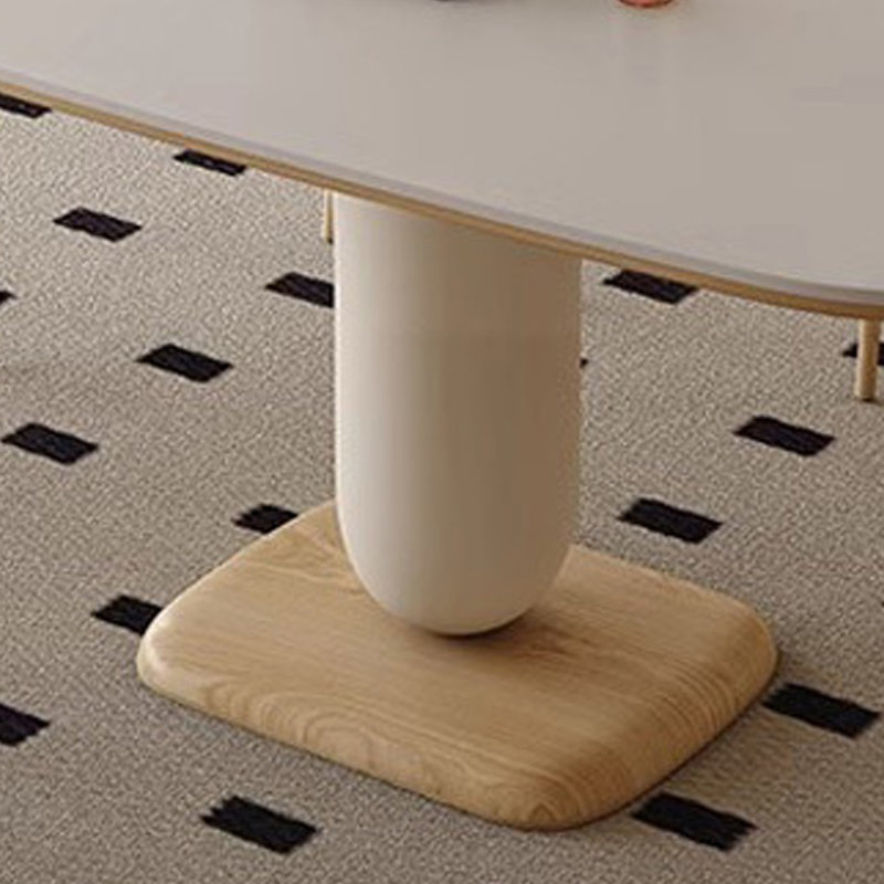 French modern dining table, 29.53"H x 78.74"L x 35.43"W