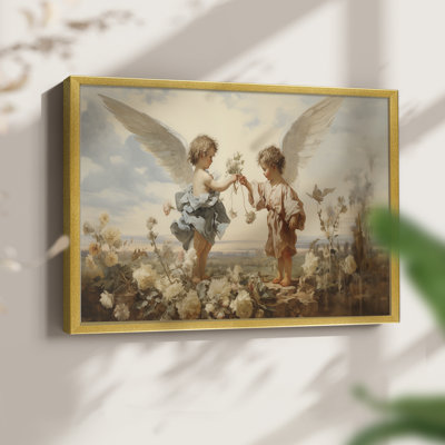 Angels From Above-XVII -Framed Print - Restickable