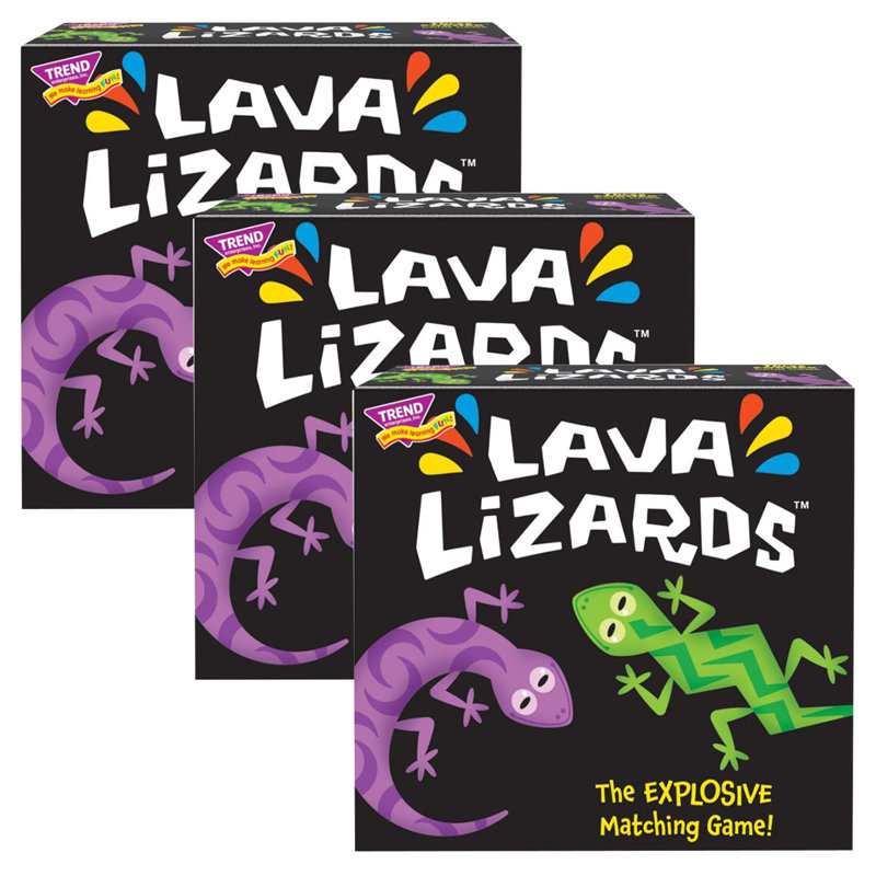 Jeu de cartes Trend Lava Lizards Three Corner