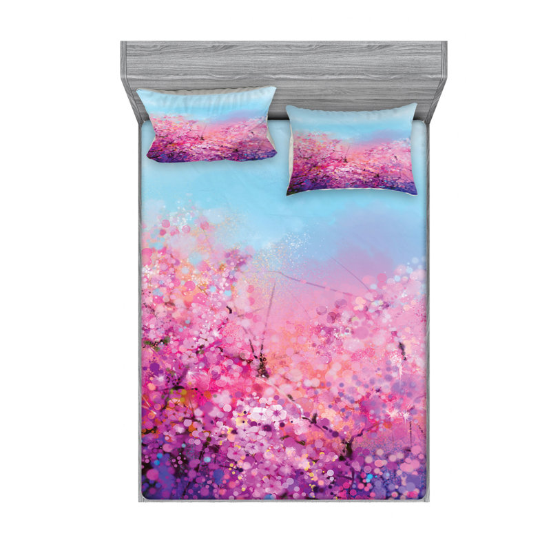 Microfiber Sheet Set, Queen Sheet Set with Fitted Sheet