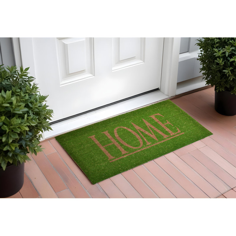 Tapis d'entrée 18 po x 48 po Green Coir Home