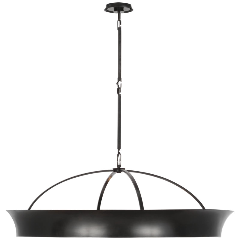 Garland 4 - Light LED Chandelier, Aged Iron, Black