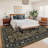 Botanical Flora Machine Washable Rug Low Pile Throw Carpet Non Slip Non Shedding Floor Cover Stain Resistant Folding Carpet For Home Decor-1809682065