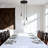 3 - Light Cluster Glass Chandelier Dimmable