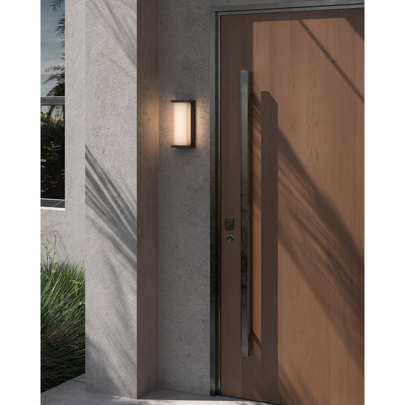 Bravo Aluminum LED Wall Light, 14" H x 5.62" W x 3.63" D