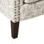 Chaise à dossier serré, mousse haute, fabrication en bois massif, style multicolore h 35,64 po, garniture cloutée double, P 31 po x l 29,1 po-1122819913