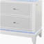 Table de chevet blanche ADALID