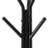 Coat Rack Freestanding Coats Rack Stand with 2 Shelves & 6 Hooks