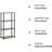 Wellinhall 23.6'' W Manufactured Wood Shelving Unit-300344449