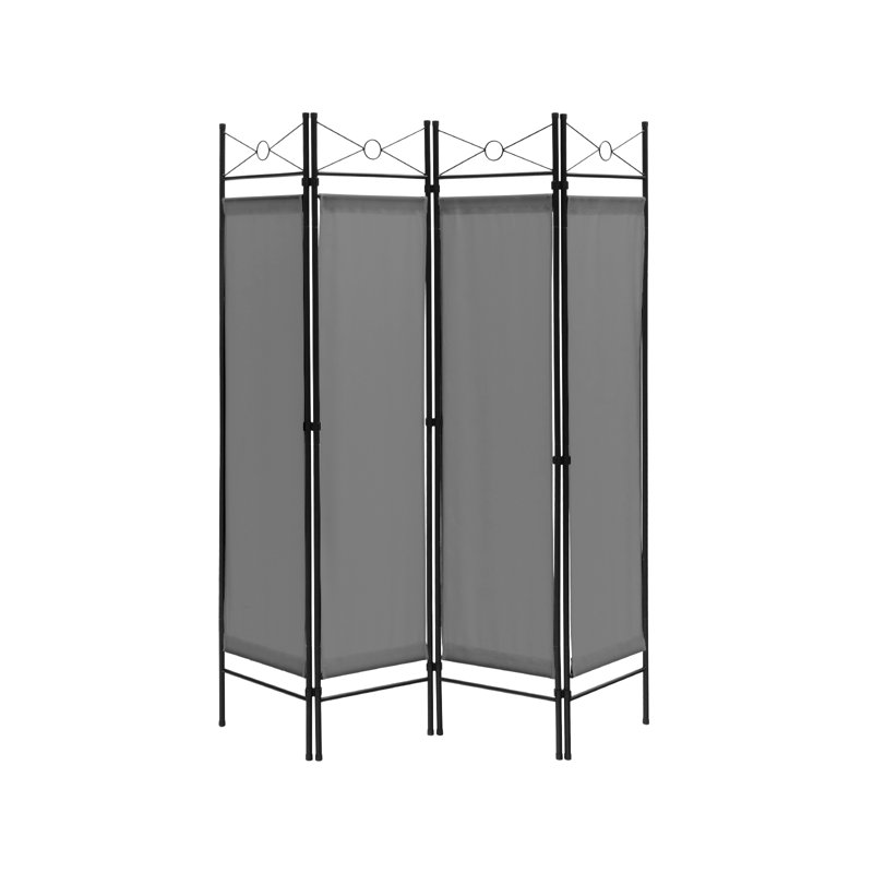 Nelena 159cm W x 182cm H 4 - Panel Folding Room Divider
