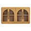 Armoire buffet à 4 portes avec portes en verre TREXM-1481590176