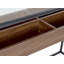 Dedmond 110cm Glass Top Console Table