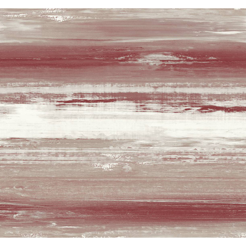 Papier peint abstrait Gottfriede, Framboise métallique