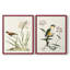 Oiseau dans l'habitat III - reproduction encadrée de qualité supérieure - prête à être accrochée - aucun clou requis - aucun clou requis-1548421379-1548421378