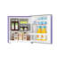 Frigidaire 1,6 pi³ Pi. Réfrigérateur compact avec refroidisseur, réfrigérateur de comptoir (noir)-102507143