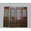 Asian Classic Stained Wood Pivot Screen Door