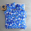 Mairmekko Unikko Blue Cotton Reversible Duvet Cover Set