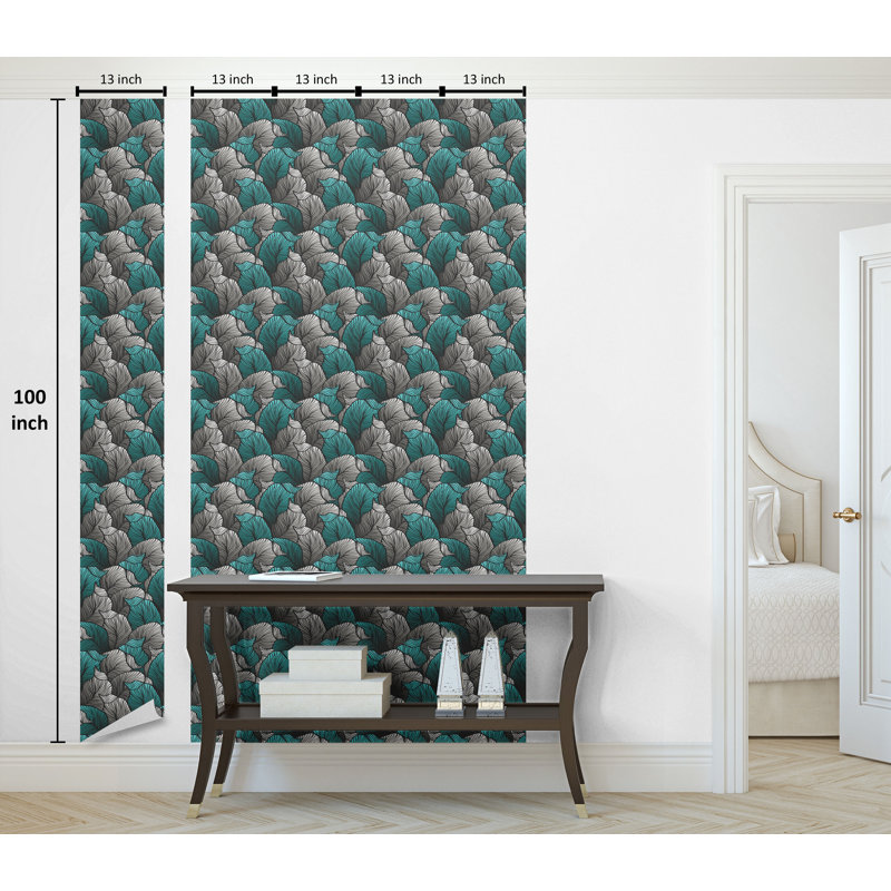 Nikhel Roll, Eggshell Pale Blue, 100" L x 13" W