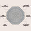 Tapis gris / bleu marine Hagerman-1021849422