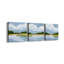 Lakeside Study III - Ensemble de 3 peintures sur toile tendue-749275679
