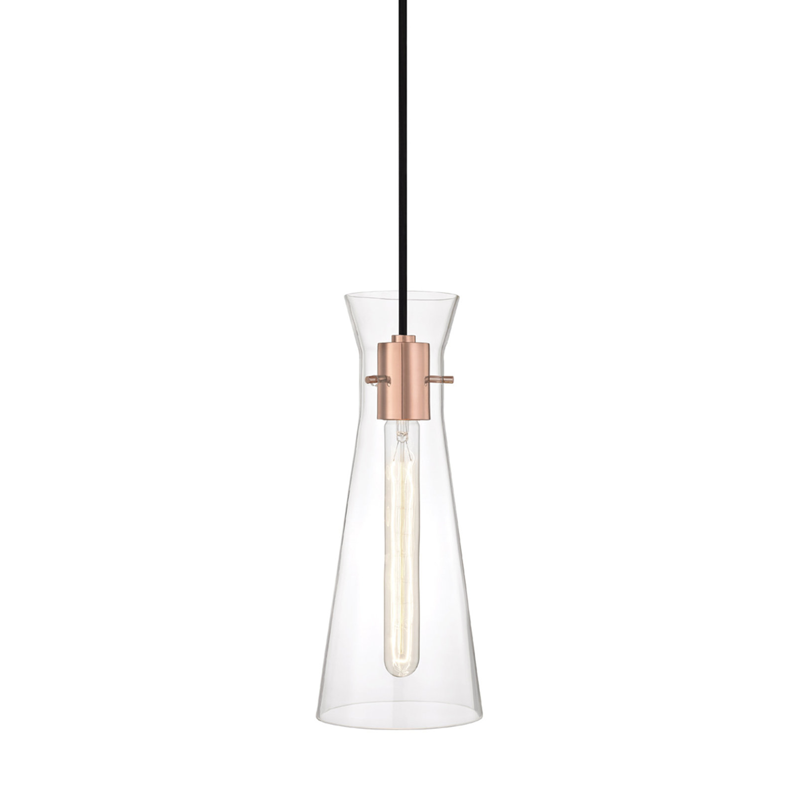 Gena 1 - Light Pendant, Polished Copper