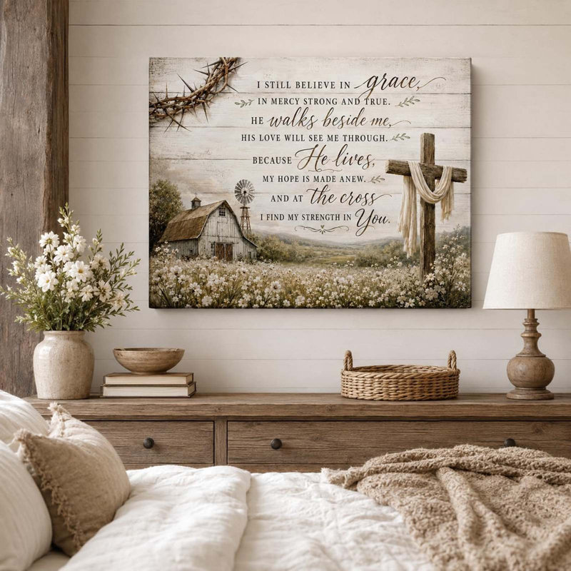 1 Piece Wrapped Canvas Wall Art