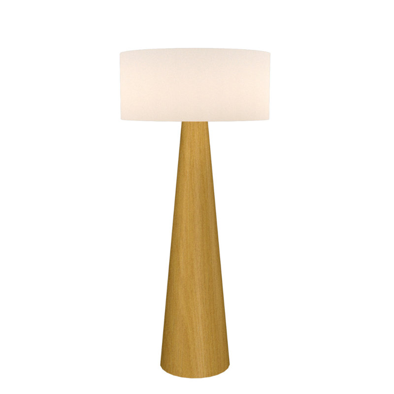 Cônica 62.4'' Novelty Floor Lamp, Organic Gold