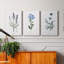 «Imperial Blue», ensemble de 3 reproductions d'art sur toile tendue-937789503