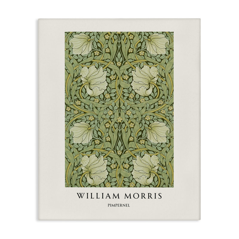 William Pimpernel Canvas symétrique, design par Vintage Hustle, H 48 po x l 36 po