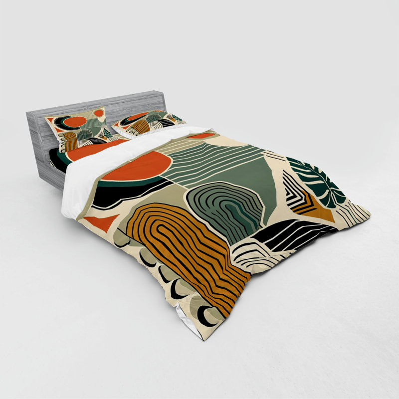 Polyester Not Solid Colour Duvet Cover, Queen Duvet Cover + 3 Additional Pieces