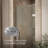 Composed 29-5/8-In30-3/8-In W X 71-1/2-In H Frameless Pivot Shower Door With 3/8-In Crystal Clear Glass And Back-To-Back Vertical Door Pulls-51309337