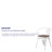 Kester 4 Pk. Metal Chair with Wood Seat and Arms-1117605090
