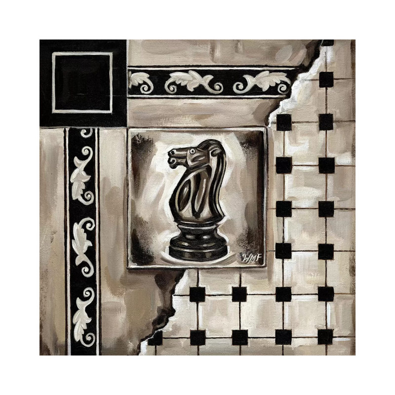 Chess I 1 Piece Wrapped Canvas Painting, 45.72 cm H x 45.72 cm W